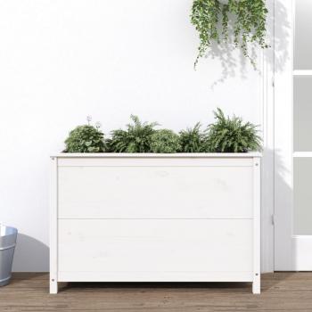Vidaxl – Lit extérieur surélevé blanc 119,5 × 40 × 78 cm pin massif