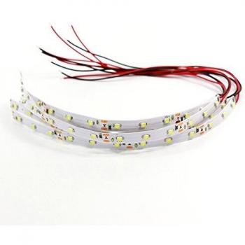 Weißes 5‑Stück LED-Streifen Set – 20 cm, Kabel, 12 LEDs (DD08W)
