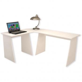 Scrivania Angolare VCM 135x74x105, Design Pannelli Laterali Eleganti