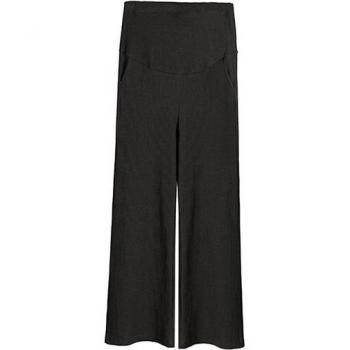 Pantalon ample en coton pour femme enceinte, style décontracté