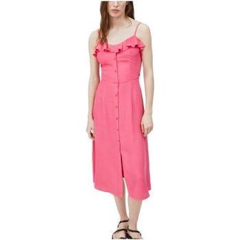 Fluide Midi Samy Dress – Pink XL