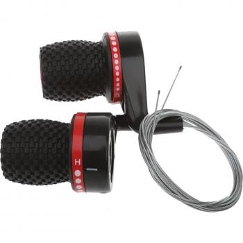 Universal 2-Piece Twist Handlebar Gear Shifter for MTB and Road Bikes