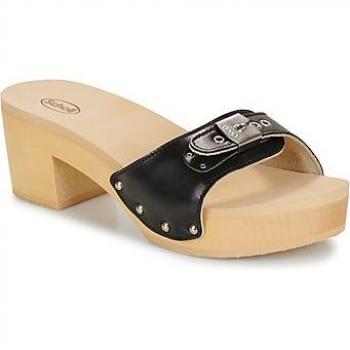 Scholl Pescura Ibiza Zwarte Pantoffels Dames Maat 41