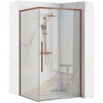 Doccia Rea Solar 90×90 Brush Cuoio Estetica