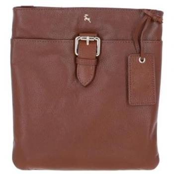 Bella Tan Real Leather Crossbody Bag – Women’s Ashwood Design