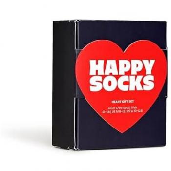 Navy Happy Socks Heart Design Gift Boxed Socks