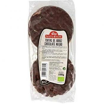Tortitas de Arroz con Chocolate Negro Bio 100g
