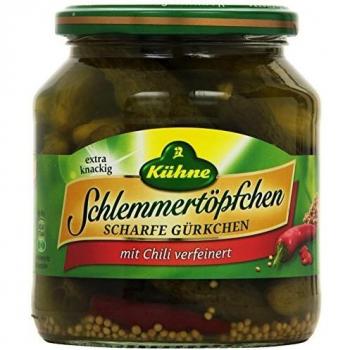 Joybuy Frisch gewürfelte Cornichons 500 g – mit Chiliflocken