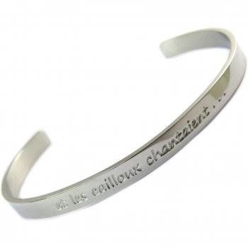 Artisan Bracelet 5 mm Messages d’Argent