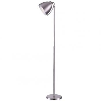 Globo JACKSON 15130S: Luxuriöse Stehlampe mit Nickel‑Matt‑Finish, 20 cm Schirm