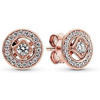 Pandora Pendientes en Rose Seducción Vintage 280721CZ , para Mujer