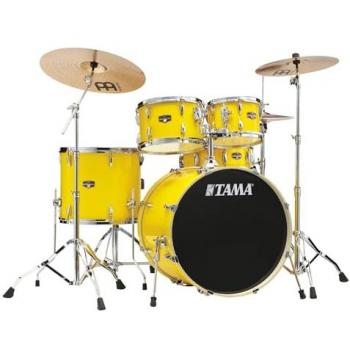 Tama Imperialstar 22 5‑onderdeel drumset geel, compleet met cymbals