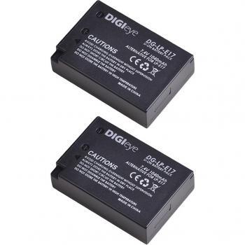 Batterie LP-E17 + Chargeur double pour Canon 77D et M3