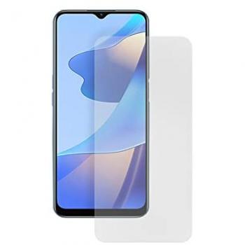PHONEKIT CONTACT Protector de Pantalla para OPPO A54S, Vidrio Templado, Grosor 0,33 mm, Negro