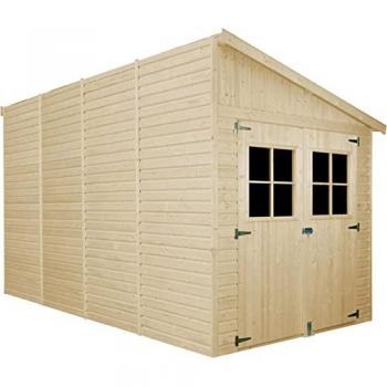 Gartenhaus M340A aus Naturholz