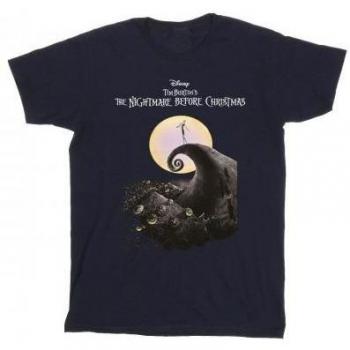 Maglietta Uomo Nightmare Before Christmas con Poster Lunare