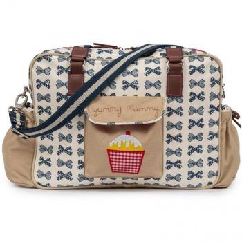 Yummy Mummy Pink Lined Navy Nappy Bag – Baby Changing Essentials