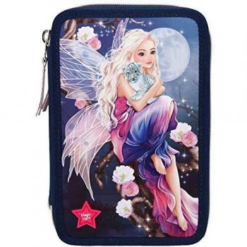 Depesche 10988: 3‑fach Federtasche “Fantasy” aus hochwertigem Leder