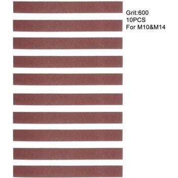 Pantalla de Lijado 30x580mm con Grano Variable 60–600 para M10 y M14