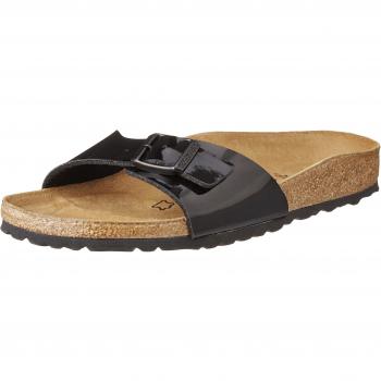 Birkenstock Madrid Single Strap Women’s Sandals – Black Patent, UK 5–12