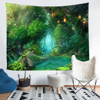 Amusement Park Art Tapestry