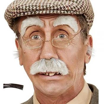 Sopracciglia e Baffi Grigi Widmann Anziano