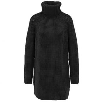 Marc O'Polo DENIM Rollkragenpullover, lange Form, mit modischem Strickmuster