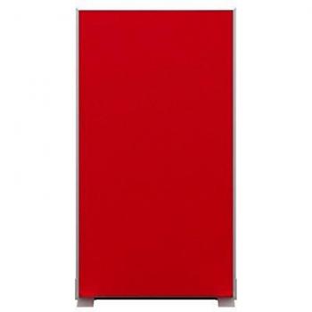 PAPERFLOW Trennwand Textiloberfläche, rot
