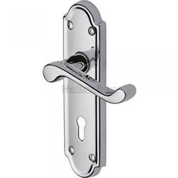Dual‑Lever Meridian Lock, Chrome Polish