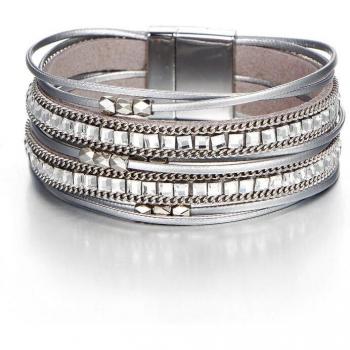 Multilayer Leather Charm Bracelet