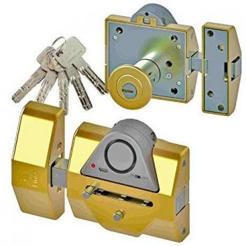 Cerrojo Lince con Alarma 7930RSA y Cilindro 35x30