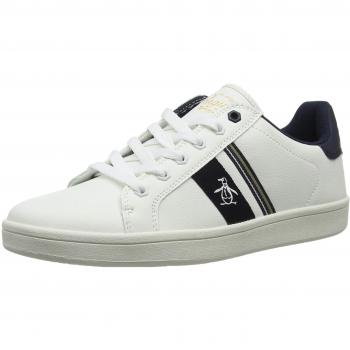 Original Penguins Herren Steadman-Retro Sneaker, Elfenbein, Größe 43