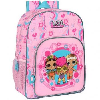Mochila De 33 Cm Adapt.Carro Lol Surprise! Glow Girl 33X42x14 (Safta