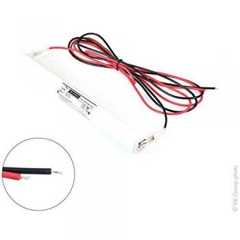 Standby Lighting Battery Module 5xSC ST4 with Connectors, 6V, 1.6Ah