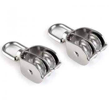 Double bloc de poulies inox 304