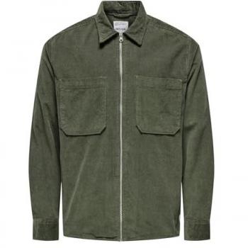 ONLY & SONS Langarmhemd ONSALP 14W RLX 2PKT WASHD CORD LS ZIP