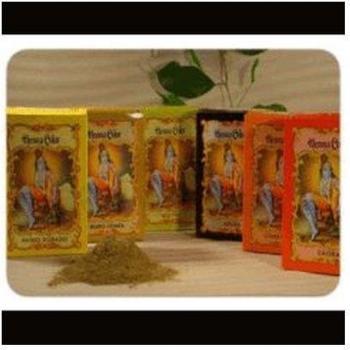 Demi-permanentes Färbemittel Henna Radhe Shyam Mahagoni (100 G)