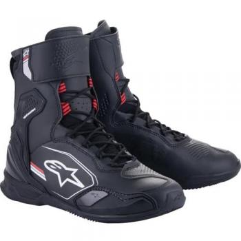 Alpinestars SuperFaster Scarpe da Moto Nero, Grigio e Rosso 46 EU45
