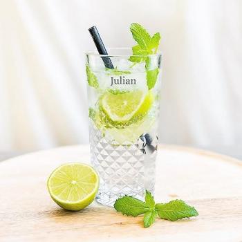 Personalized Mojito Cocktail Glass