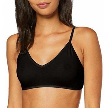 Bio-Bustier Camilla XS von Living Crafts, schwarz, GOTS zertifiziert