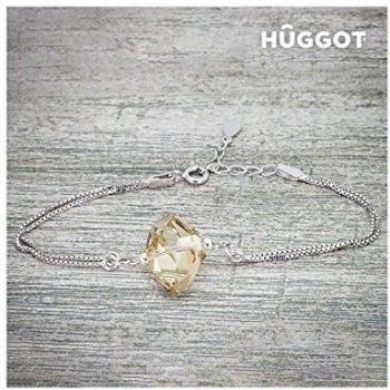 Pulsera de Plata 925 con Cristales Swarovski® Hûggot (18 cm)