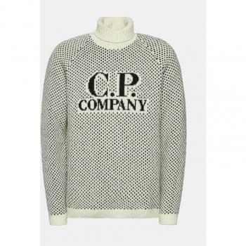 C.P. Company Rollkragenpullover 15CMKN266A 006635J – Creme, Regular Fit