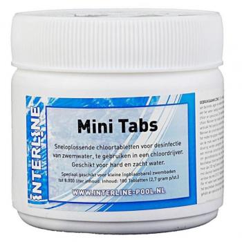 Chloortabletten Interline Long 90 Mini Tabs 2,7 gram / 180 stuks