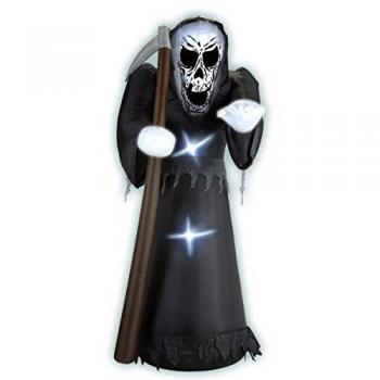Halloween Dekoobjekt: Aufblasbarer Gevatter Tod, 122 cm
