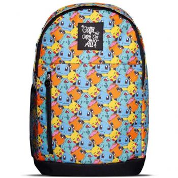 DIFUZED Rucksack Pokemon Rucksack Catch them All All over Print