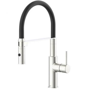 Mitigeur de cuisine avec douchette NALU nickel brossé