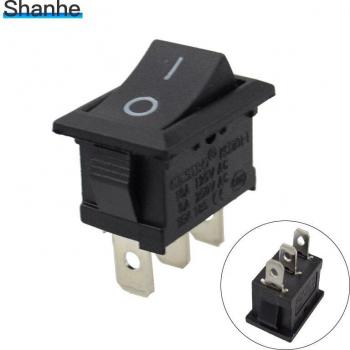 Botón de apagado salpicadero mini con luz integrada (SPST)