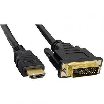 Adaptateur vidéo DVI‑D à HDMI 3 m Akyga – Noir & Or (Neuf)