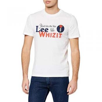Lee Heritage Tee T-Shirt, Blanc (Bright White)