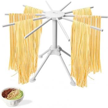Homemade Pasta Drying Rack, 10 Arm Noodle Stand